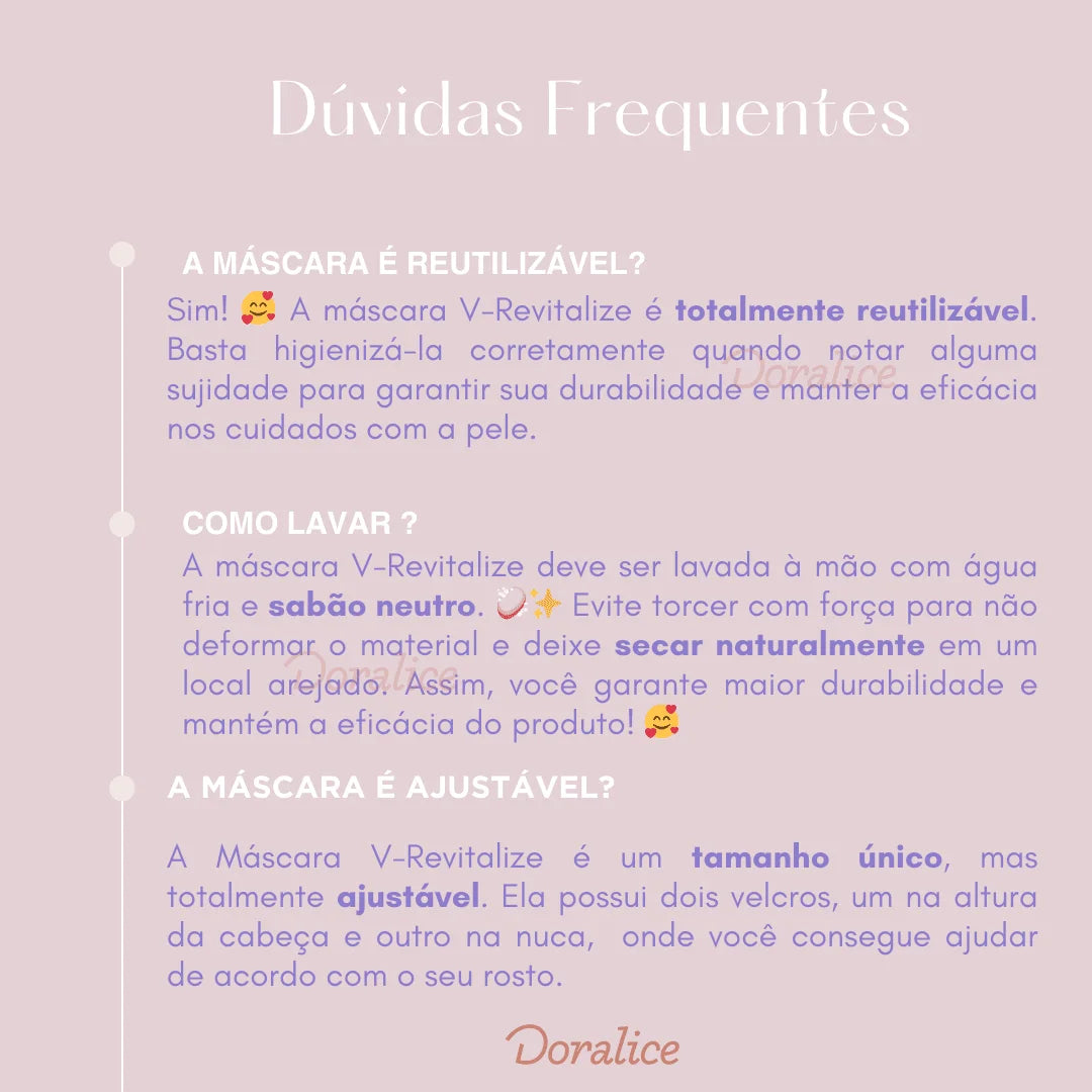 V-Revitalize™ - Máscara de Contorno Facial - Suaviza Rugas, Papada e Modela o Rosto