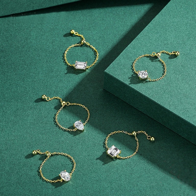 Anel Zendaya Ajustável - Banhado a Ouro 18K - COMPRE 1 E LEVE 2