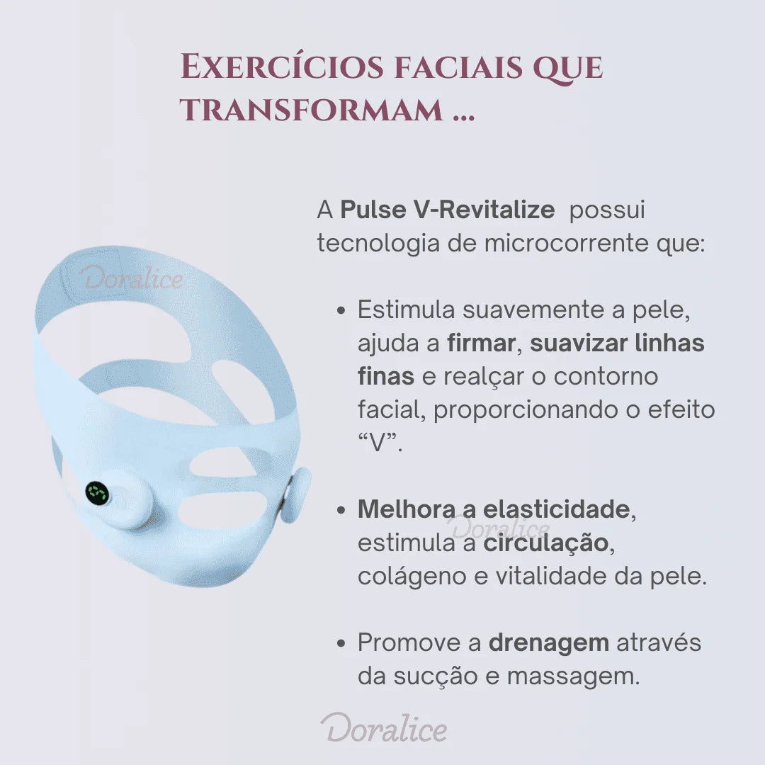 Pulse V-Revitalize™ — Máscara com Pulso de Lifting e Firmeza