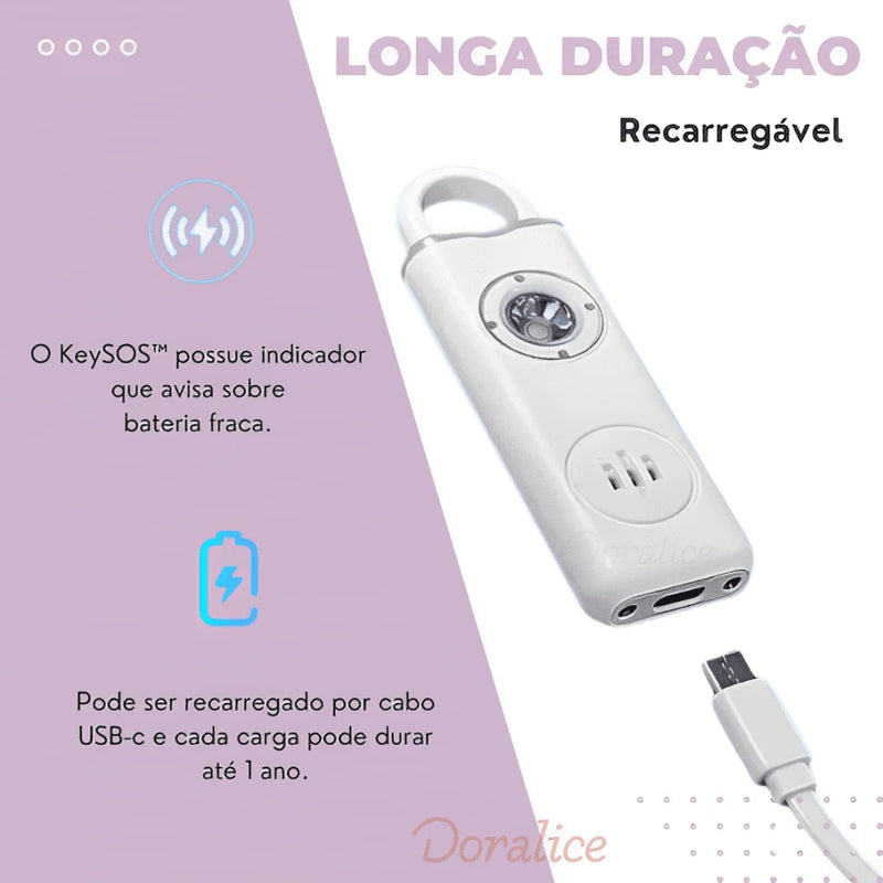 KeySOS™: Dispositivo Portátil de Alerta e Autodefesa