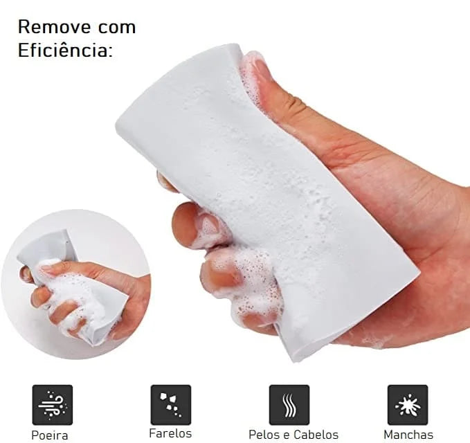 Esponja SuperAbsorv de Limpeza - Kit 4 Esponjas