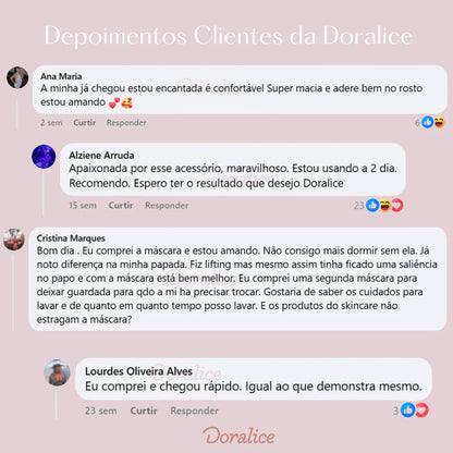 V-Revitalize™ - Máscara de Contorno Facial - Suaviza Rugas, Papada e Modela o Rosto
