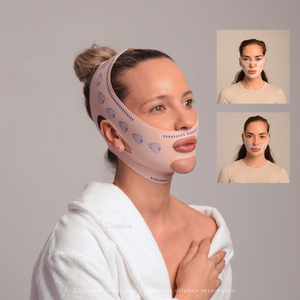 V-Revitalize™ - Máscara de Contorno Facial - Suaviza Rugas, Papada e Modela o Rosto