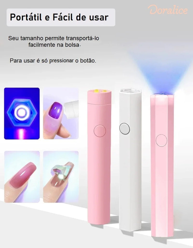 LED/UV Portátil para Unhas