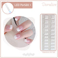 KIT LED Portátil + Unhas Adesivas em gel