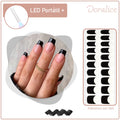 KIT LED Portátil + Unhas Adesivas em gel